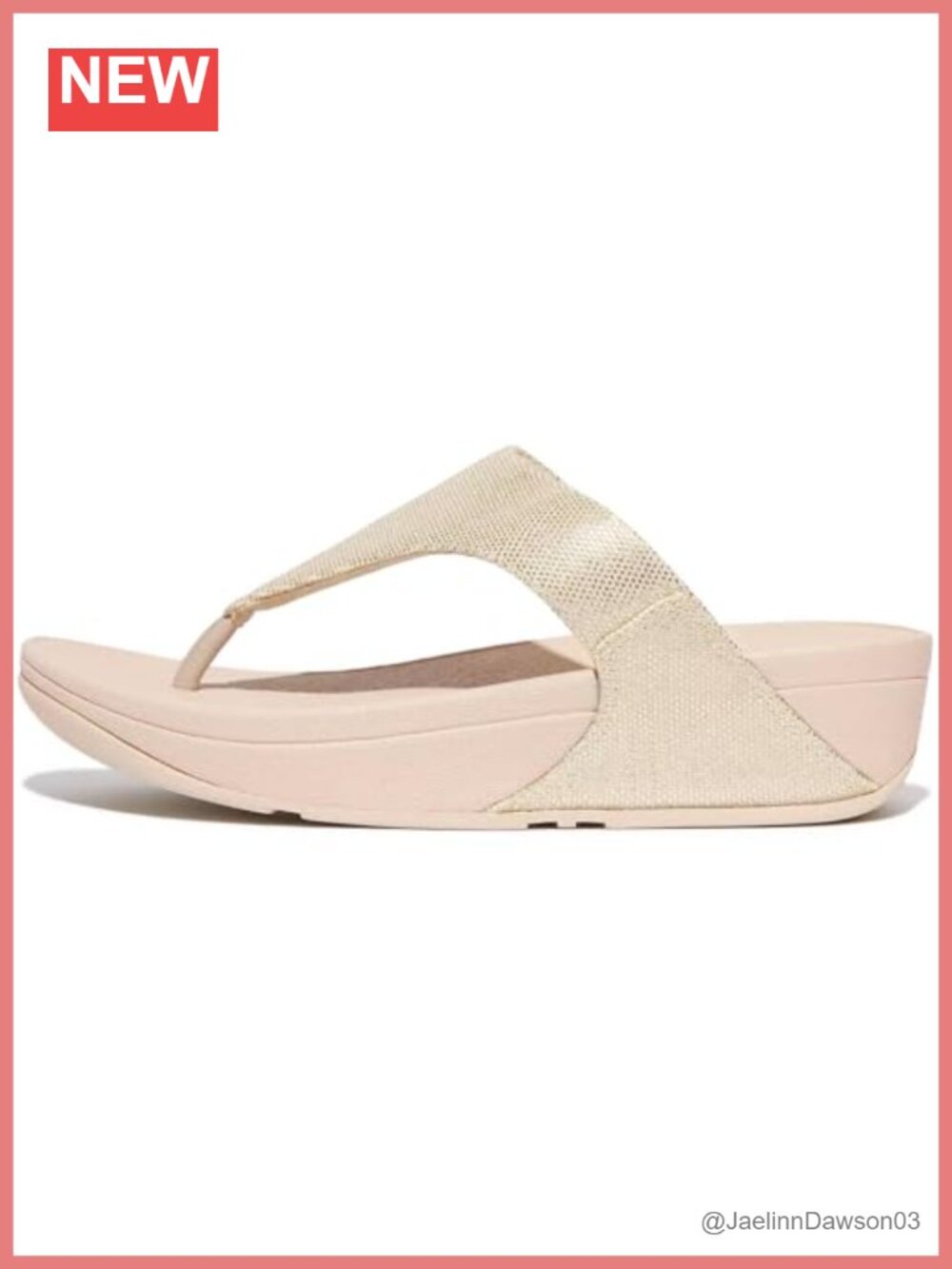 Wedge Sandals FitFlop Lulu Glitz Canvas Toe-Post Slingback Slip On